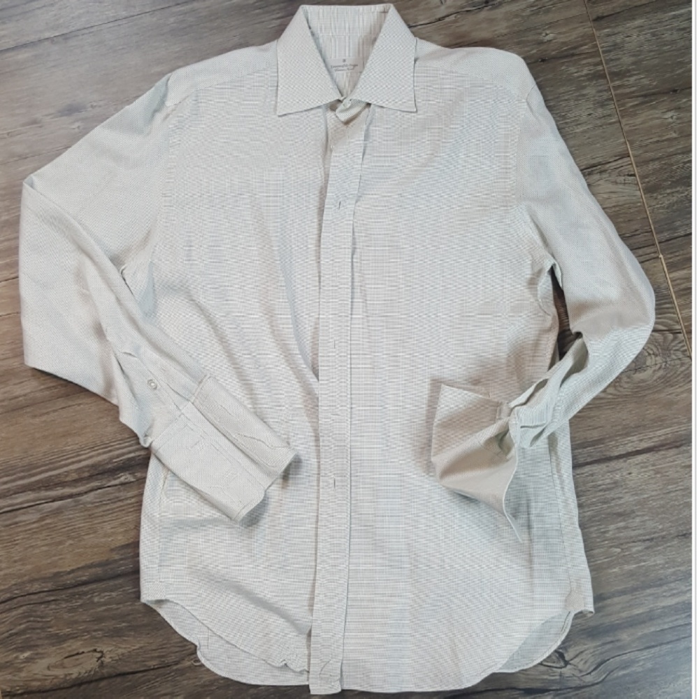 Zegna French cuff shirt,  16/32